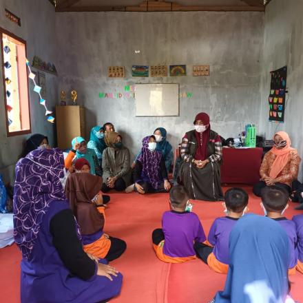 Kunjungan Ketua TP PKK Kabupaten Bandung ke Paud Pesona Paskal